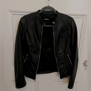 Express leather jacket